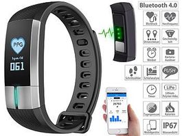 Fitness-Armband FBT-105  mit Blutdruck-Messung, EKG-Funktion