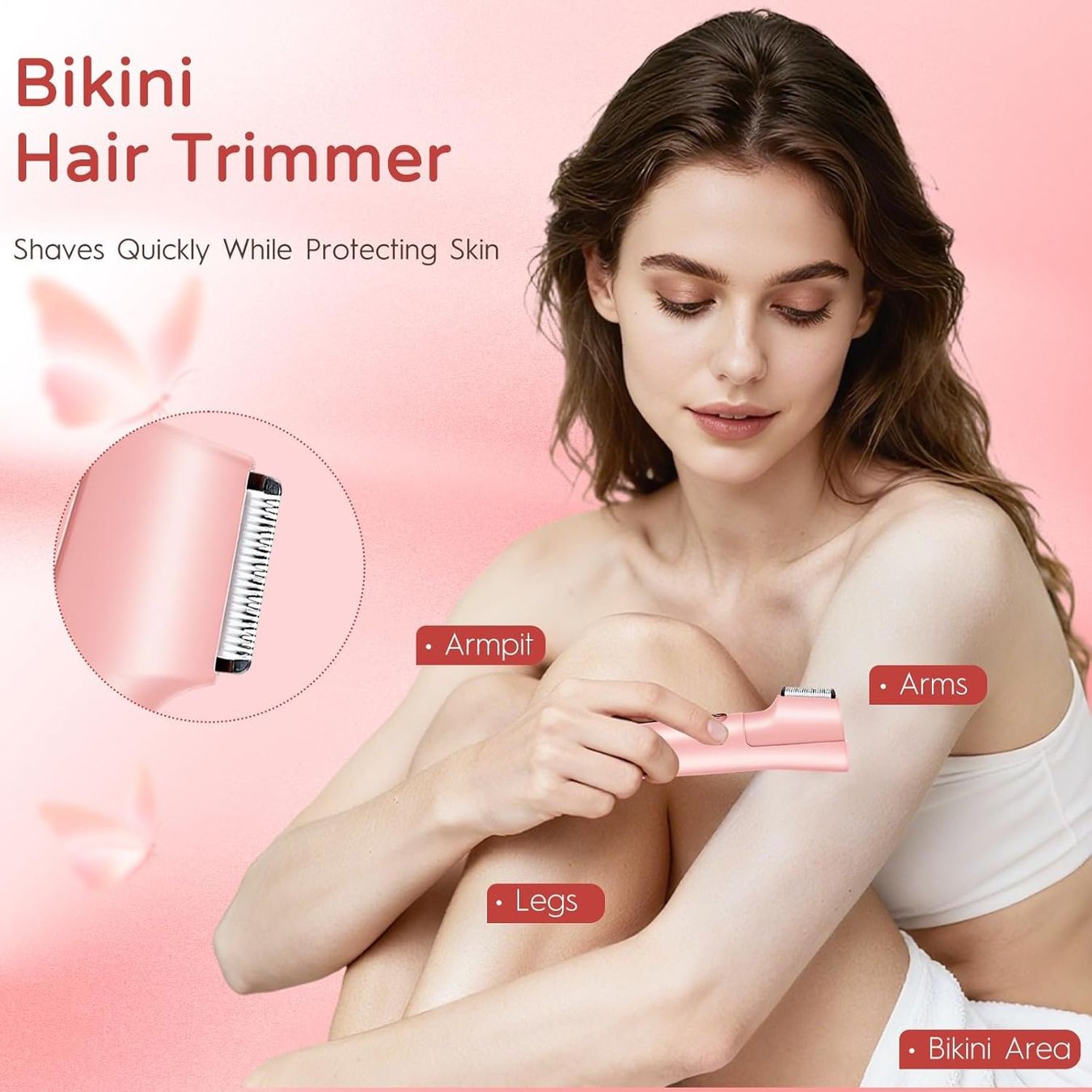 Rasoi & Lamette da barba: Damenrasierer elektrisch 2in1 Bikini Trimmer – Nuovo e nell'imballaggio originale da Suhr venduto da SchnapperCH 3
