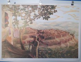 Schulwandbild „Aussicht auf eine Stadt“  /#ti Spezialpreis