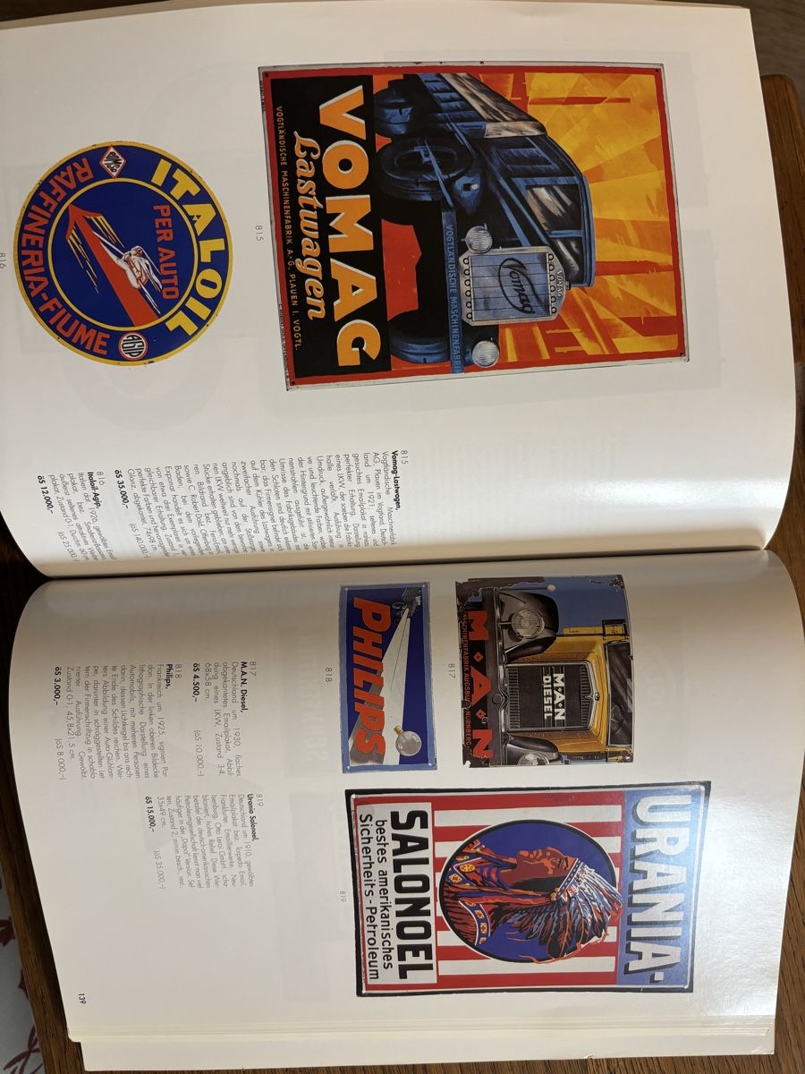 Insegne: Alte Reklame, Emailschild, Buch, Jukebox – Usato da Staufen venduto da timelessvintage 5