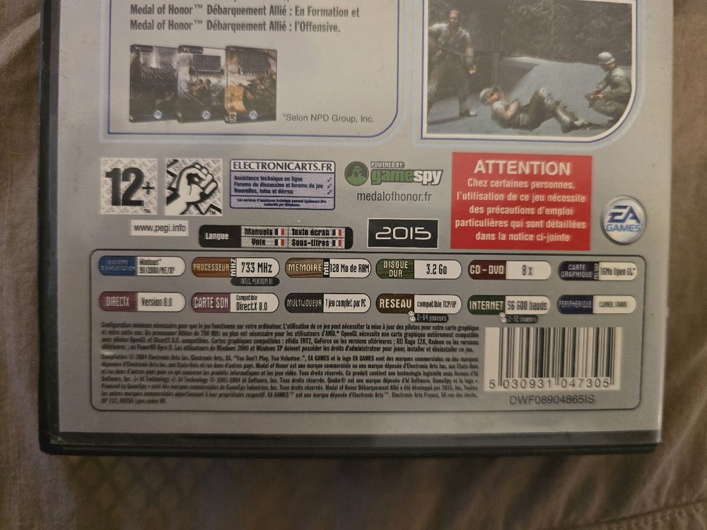 Medal of Honor débarquement allié + collector PC (D'occasion) à Cugy VD