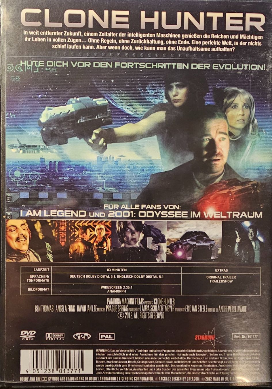 Alle DVDs: Clone Hunter – Gebraucht aus Wahlen b. Laufen von Cg10 1