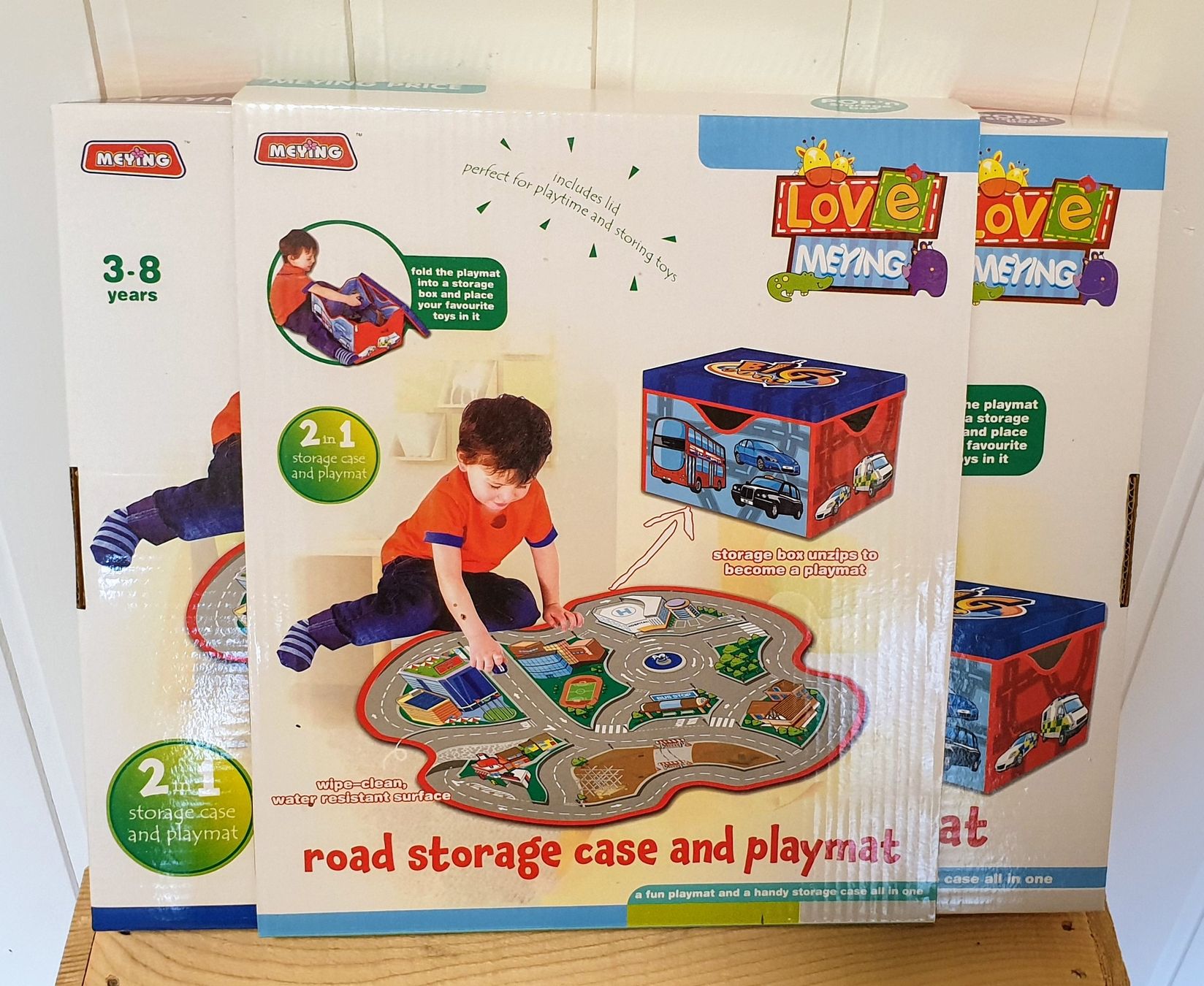 Tappeto da gioco: Auto Kiste mit Spielmatte!! – Nuovo e nell'imballaggio originale da Sempach venduto da Seepferdli40 5