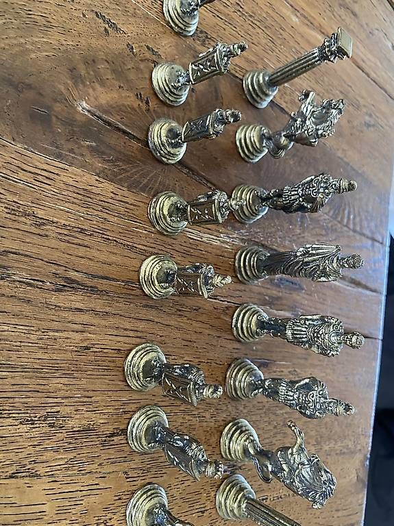 Spiele: Vintage Schach Figuren Römer, Metall  – Gebraucht aus Zürich von ale_9fkc 1