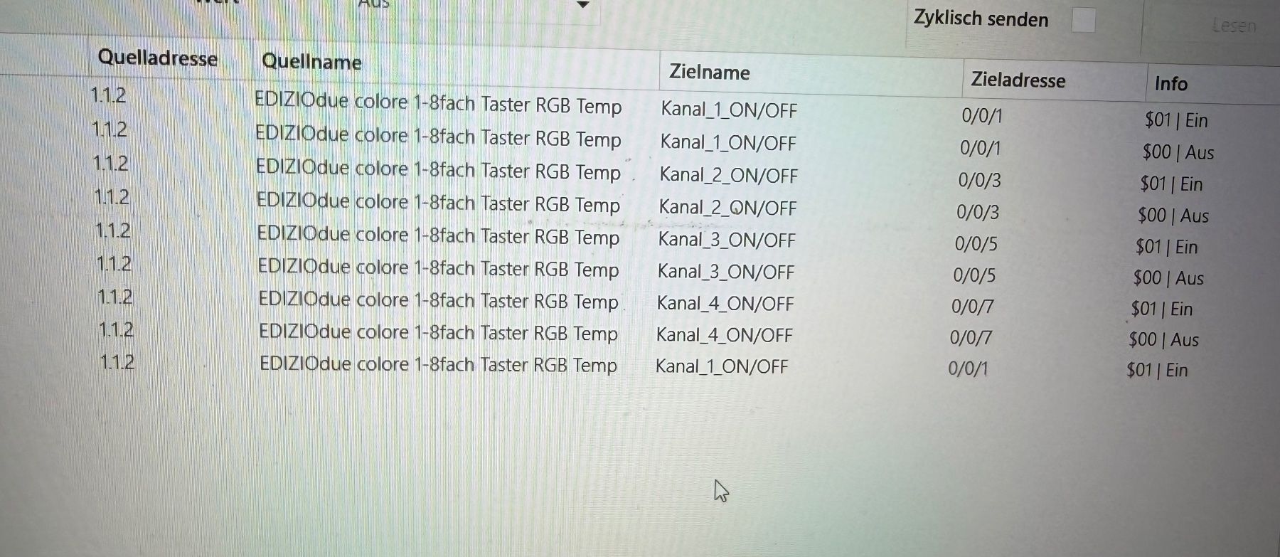 Feller Interruttori: Taster KNX Feller 4704 – Usato da Neuheim venduto da Sandokan39 2