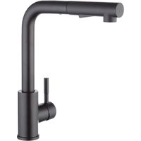 Küchenarmatur Wasserhahn ausziehbar 2 Strahlarten Edelstahl