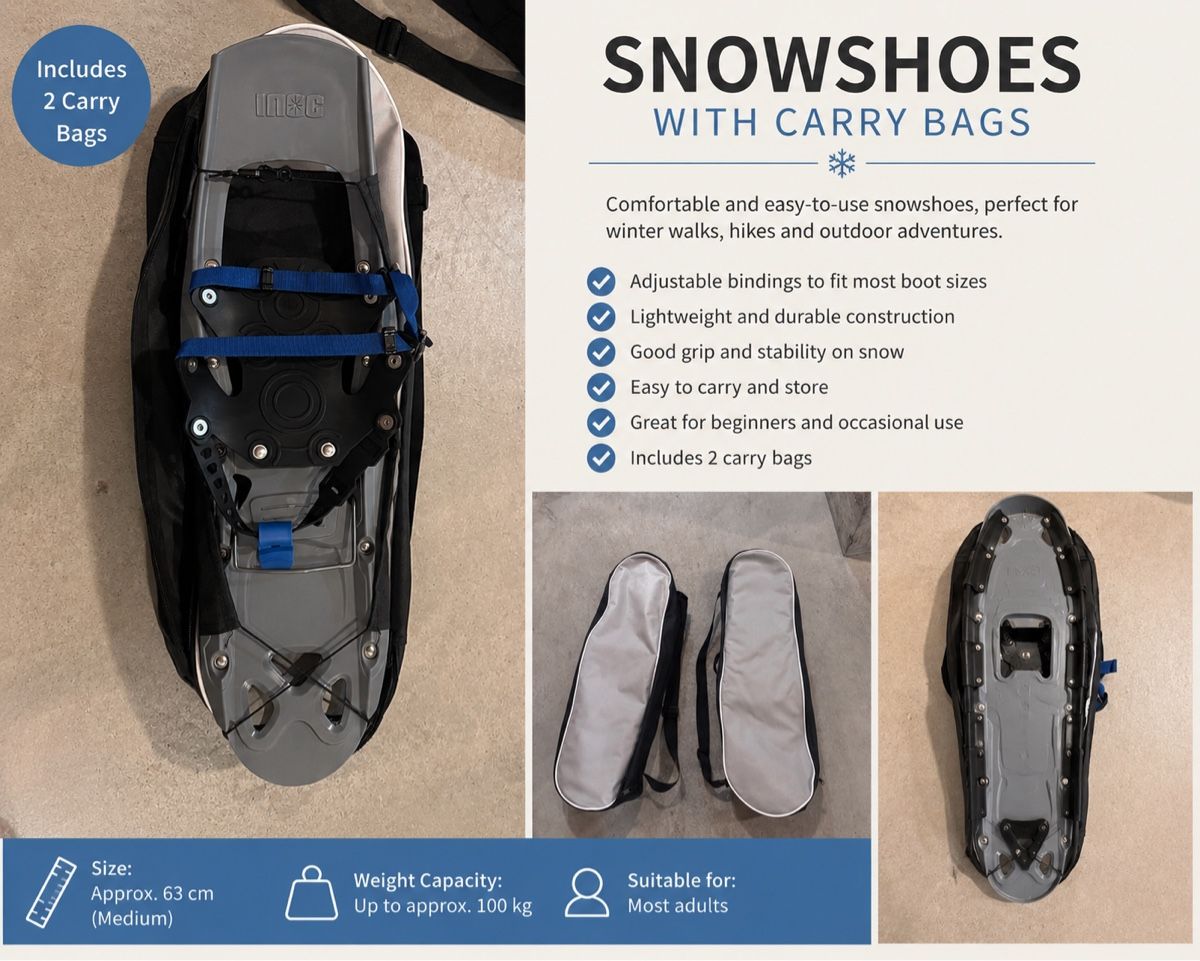 Scarpe da uomo: 2x snowshoe (medium size) unused  – Nuovo (secondo la descrizione) da Basel venduto da Jessve8