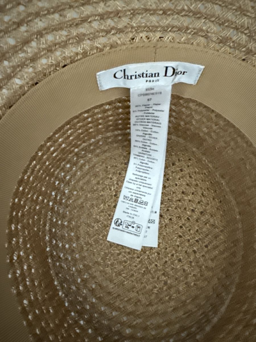 Dior Copricapi, berretti & cappellini: Dior Panama – Usato da Bellinzona venduto da Giulia3440 2
