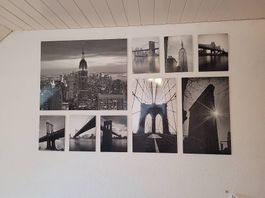 New York Wand Bild / Collage