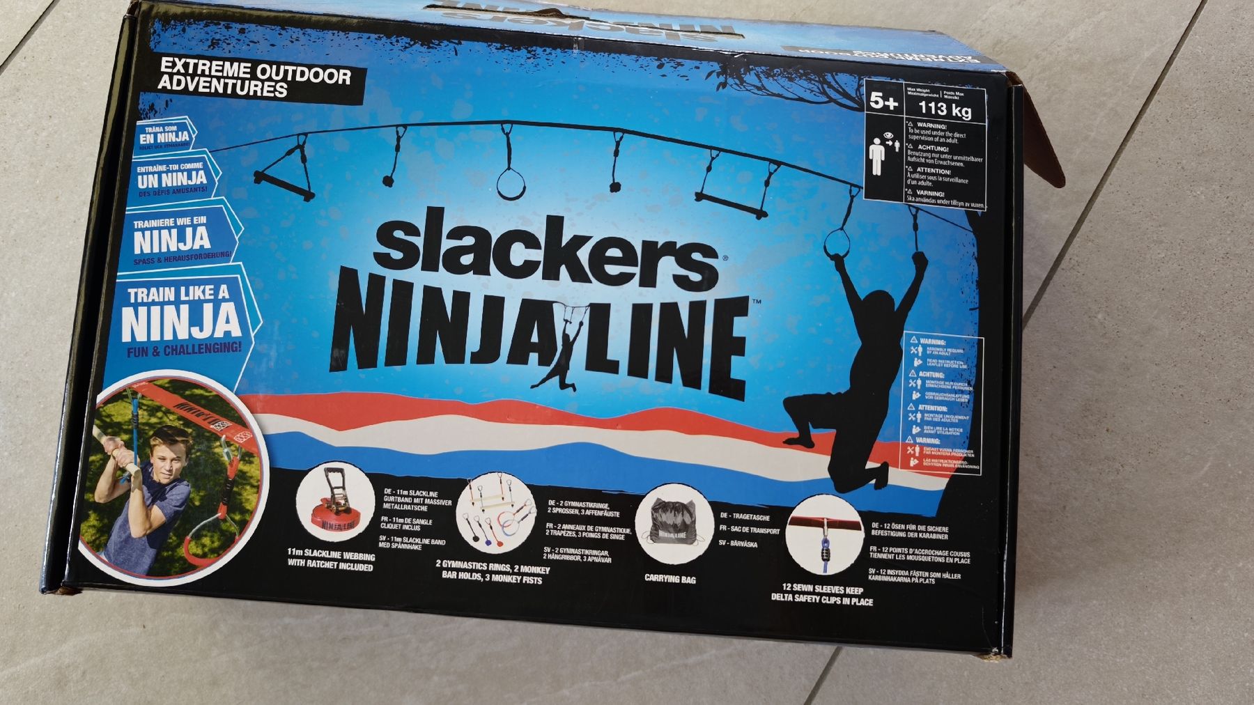 Slackline: Slackline  Ninja Warrior Kletterparcours – D'occasion à Brunnen par Knoblispeck