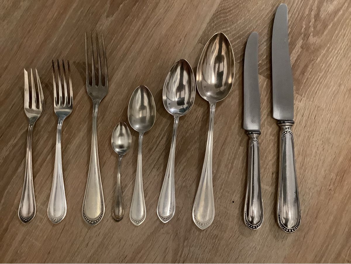 Jezler Bestecksets: Silberbesteck Perles No 23 – Gebraucht aus Hofstetten SO von anja4114 5