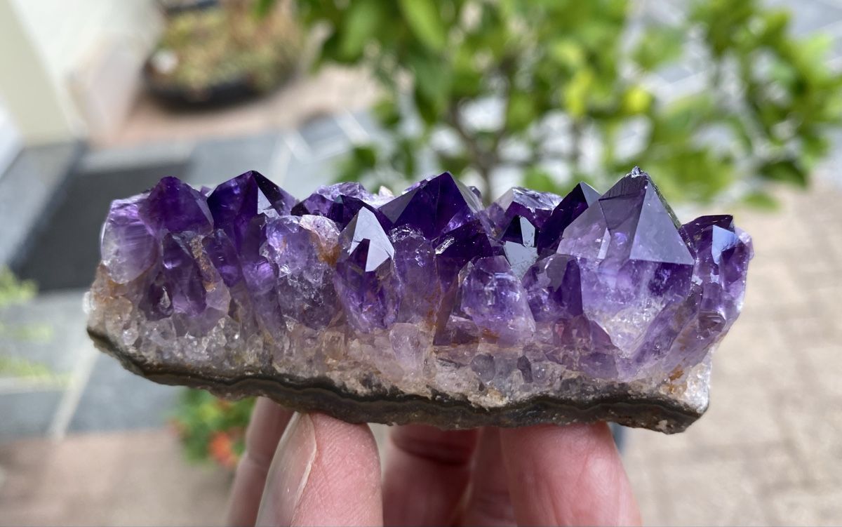 Minéraux & Lithothérapie: Amethyst Stück mit top Farbe  – D'occasion à Selzach par 321compac 7