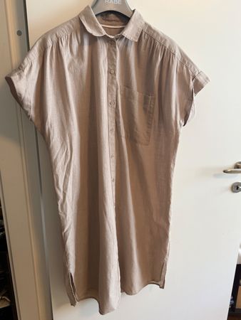 Knielanges lockeres Kleid aus Baumwolle, Damen, Grösse 38.