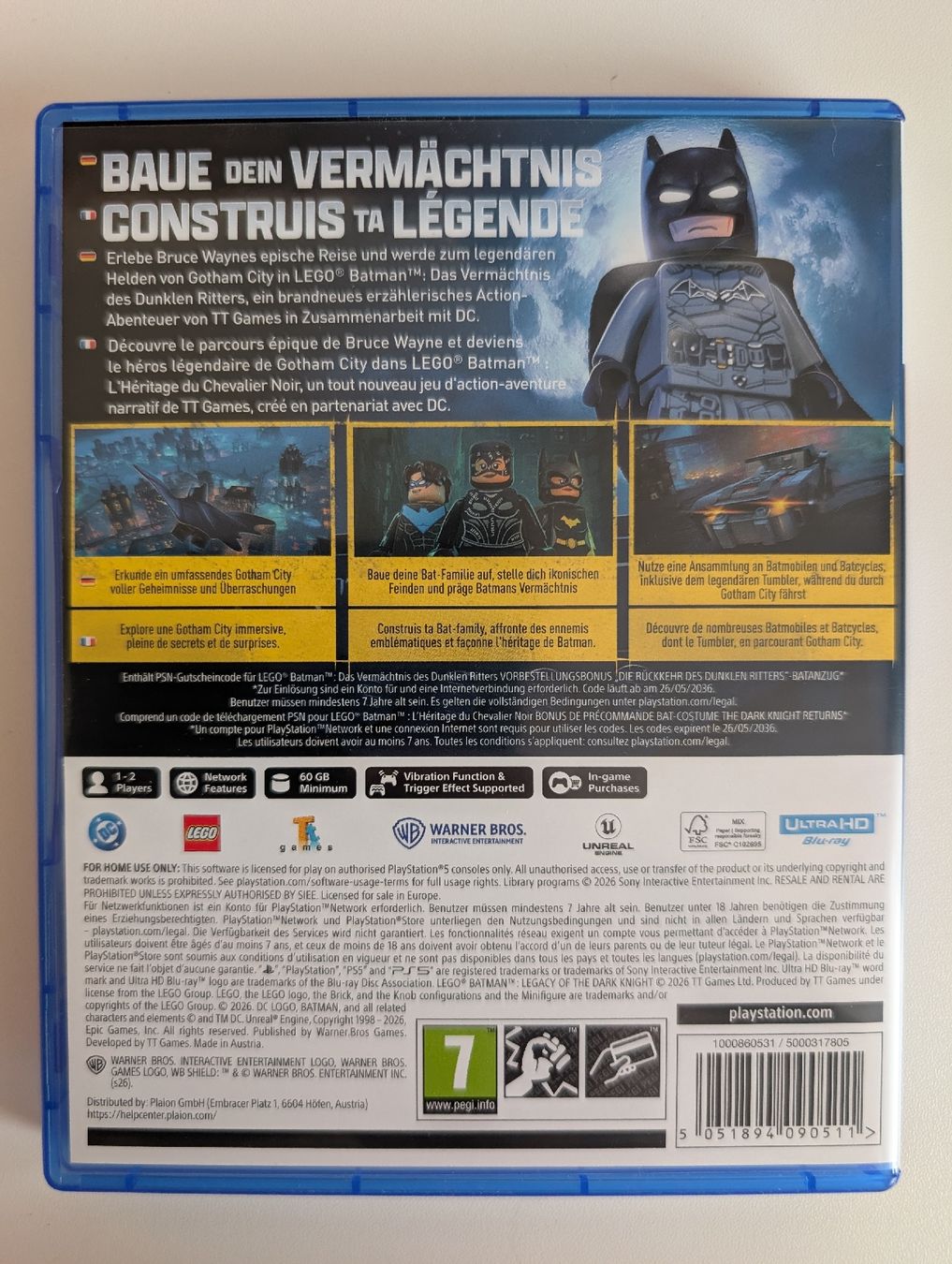 Giochi: LEGO BATMAN (PS5) – Nuovo (secondo la descrizione) da Obernau venduto da MABU9 1