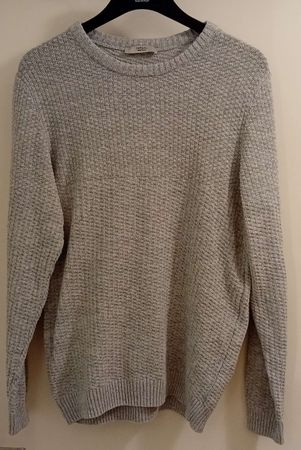 🔥 DEFACTO HERREN STRICKPULLOVER HELLGRAU PULLOVER HERBST