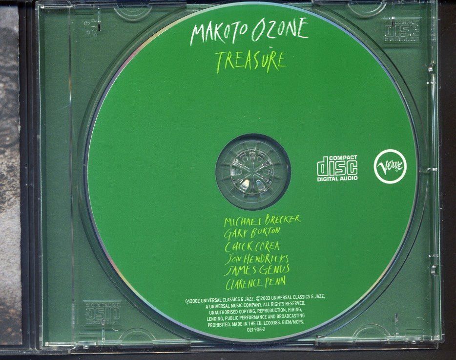 CDs: Treasure - Makoto Ozone – Gebraucht aus Delémont von MaxPlan 2
