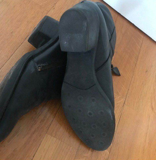 Scarpe da donna: Stifletten, Gr. 40, Leder, Marke: Werner – Usato da Basel venduto da machplatz 2