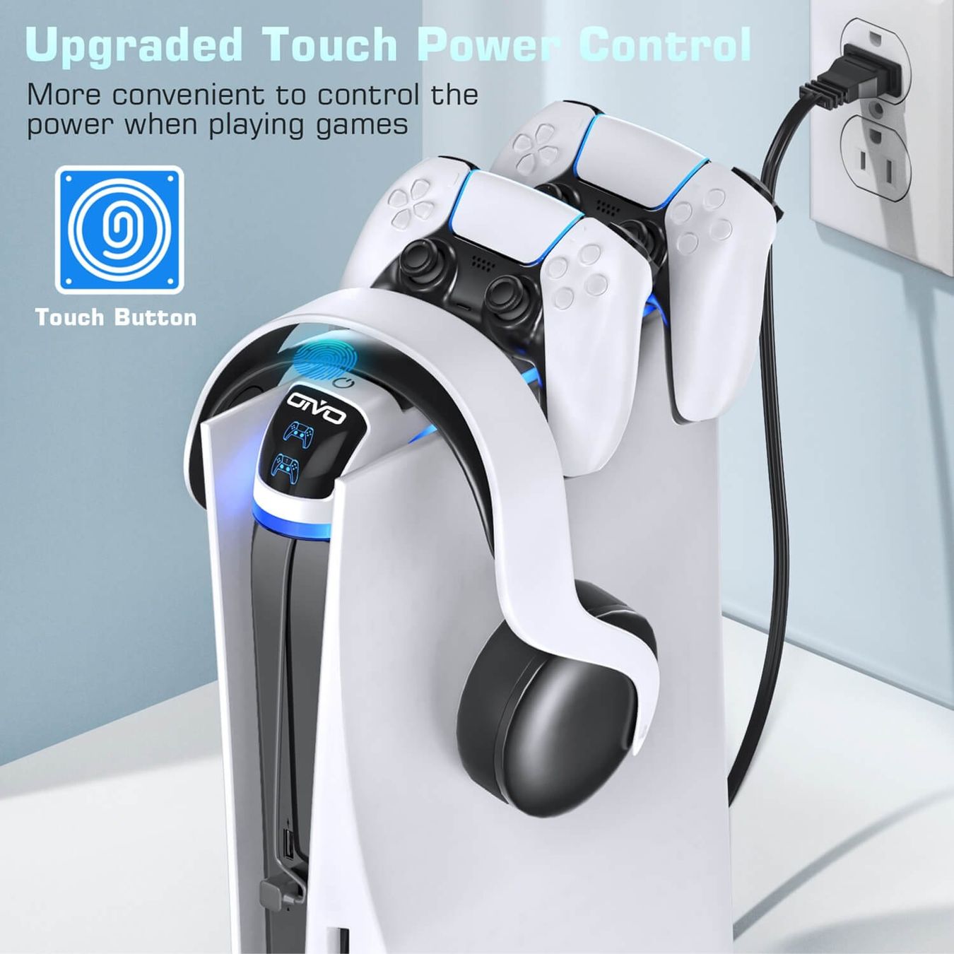 Adattatori & Cavi: PS5 Controller Ladegerät Headset-Halter Ständer – Nuovo e nell'imballaggio originale da Unterägeri venduto da RmOnline 3