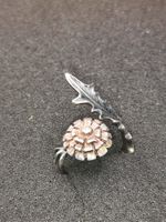 Vintage 925er Silber Ring Handarbeit Top