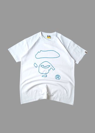 BAPE Ape Face Tee 'White' (M)
