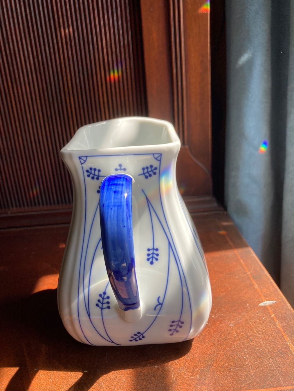 Caraffe: Kleines Blau/weisses Krüglein – Usato da Ranflüh venduto da SwR_E19 2