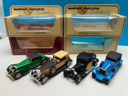 Matchbox Models of Yesteryear, 4 Stuck, Sehr guter Zustand!