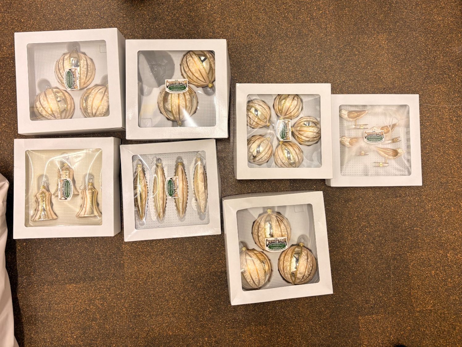 Tutte le decorazioni: Handgemachte Lauschaer Christbaumschmuck, neu – Nuovo e nell'imballaggio originale da Zug venduto da mar_99vh