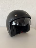 Motorradhelm schwarz Grösse L