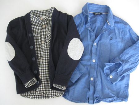2 x Hemd für Jungen ZARA 104 & LC WAIKIKI 98/104 tiptop