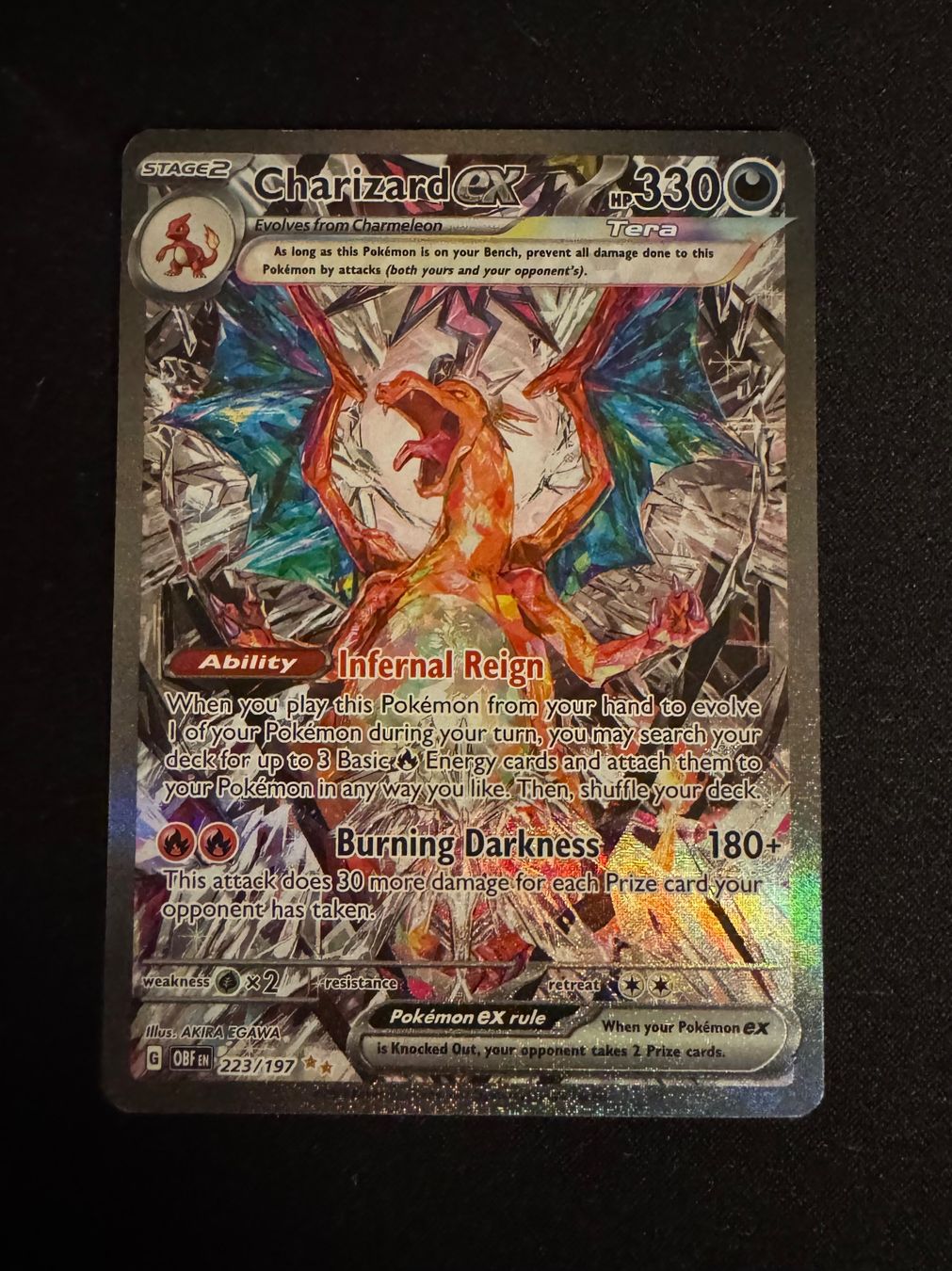 Pokémon Carte collezionabili: Charizard EX Pokeman Karte – Nuovo (secondo la descrizione) da Zürich venduto da sim_b2sy