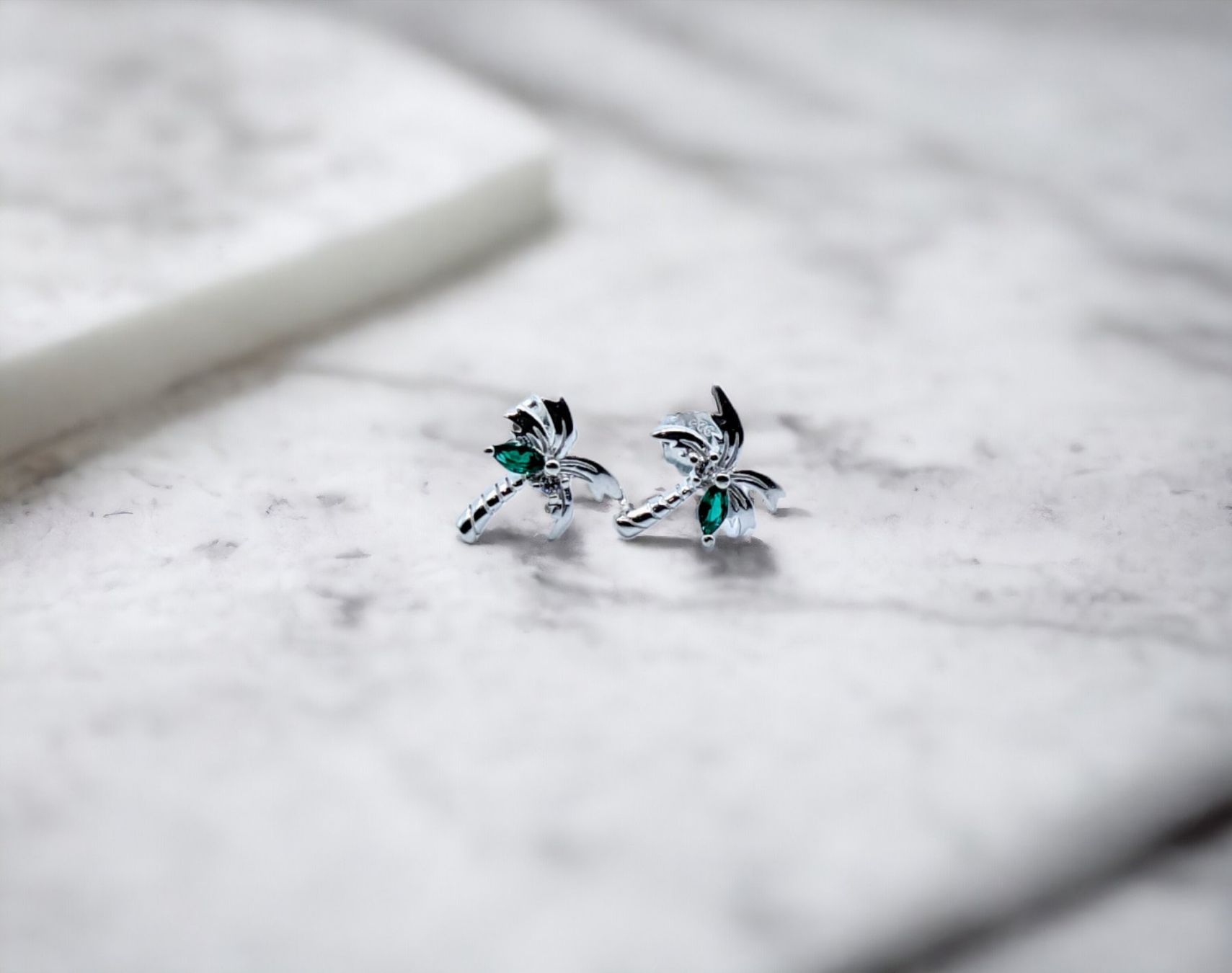 Orecchini pendenti & Orecchini a lobo: Sterling Silber Ohrstecker Palme – Nuovo e nell'imballaggio originale da Glattpark(Opfikon) venduto da Wuschel038 2