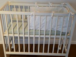 Fillikid Beistellbett + Matraze + Nest + 4 Matrazenüberzüge
