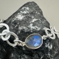 Armkette Sterling Silber 925 mit Labradorit