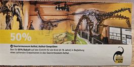 50% Rabatt: Sauriermuseum Aathal - Kinder-Eintritt