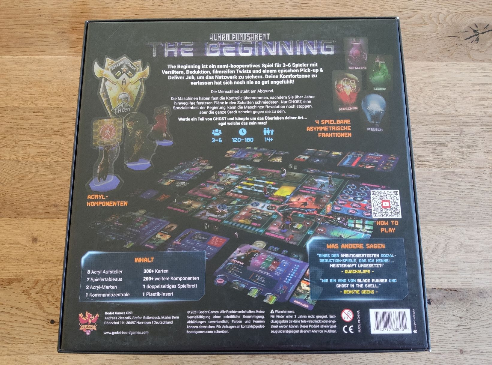 Giochi: Human Punishment: The Beginning, Semikooperatives Brettspiel – Usato da Zofingen venduto da Justice79 6