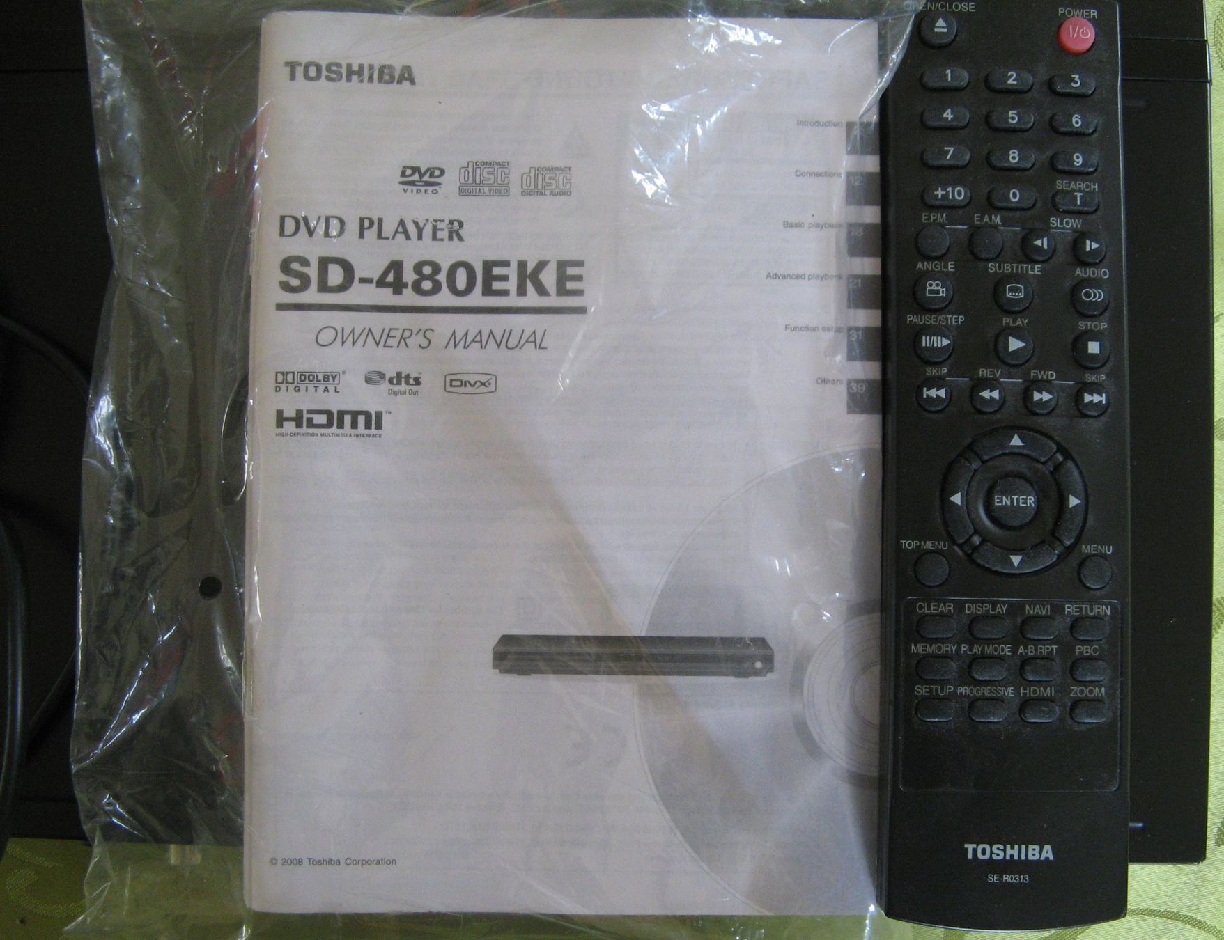 Toshiba Registratori: DVD-Recorder Toshiba SD-480 EKE – Usato da Frauenfeld venduto da Interessent1 5