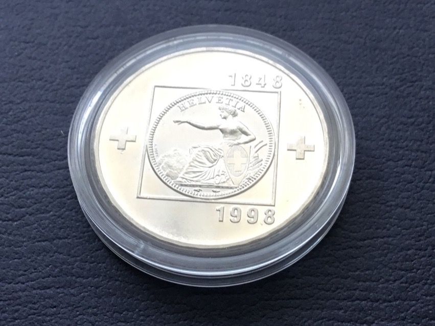 Schöne 20 Franken Silbermünze 150 Jahre Bundesstaat 1998 | Kaufen Auf ...