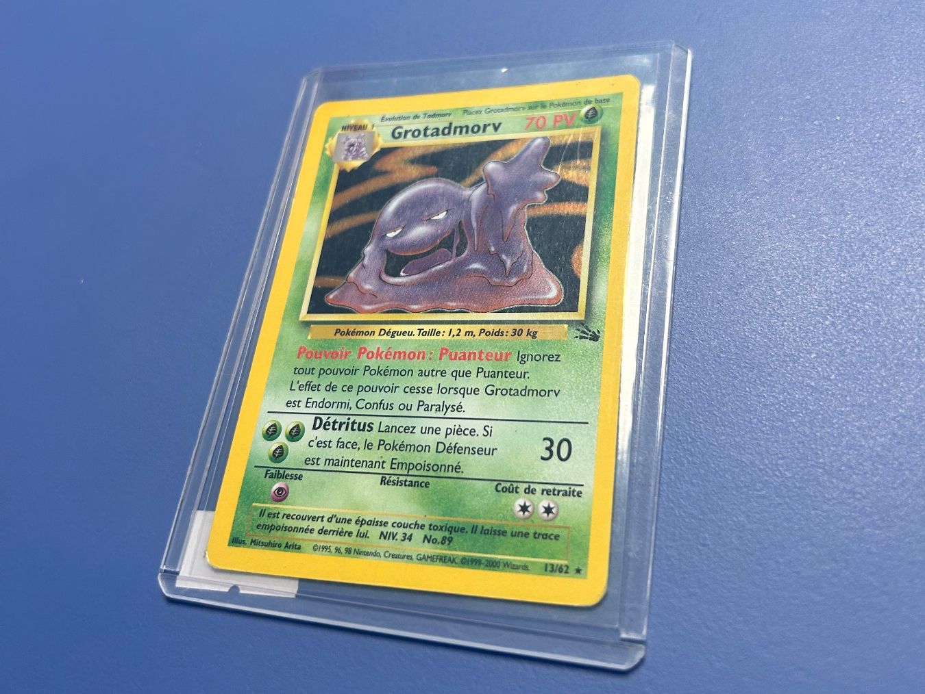 Pokémon Carte collezionabili: Grotadmorv Holo Jungle Set 13/62 – Usato da Schlieren venduto da happymerchant64 2
