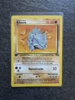 Pokemon Karte Rihorn 1. Edition Jungle Deutsch