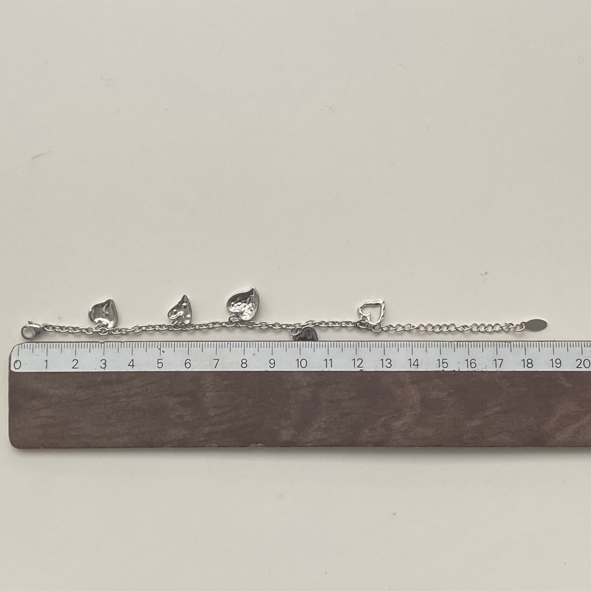 Armbänder & -reifen: Silberne Herz Edelstahl Armkette – Neu (gemäss Beschreibung) aus Givisiez von dor_xb9k 1