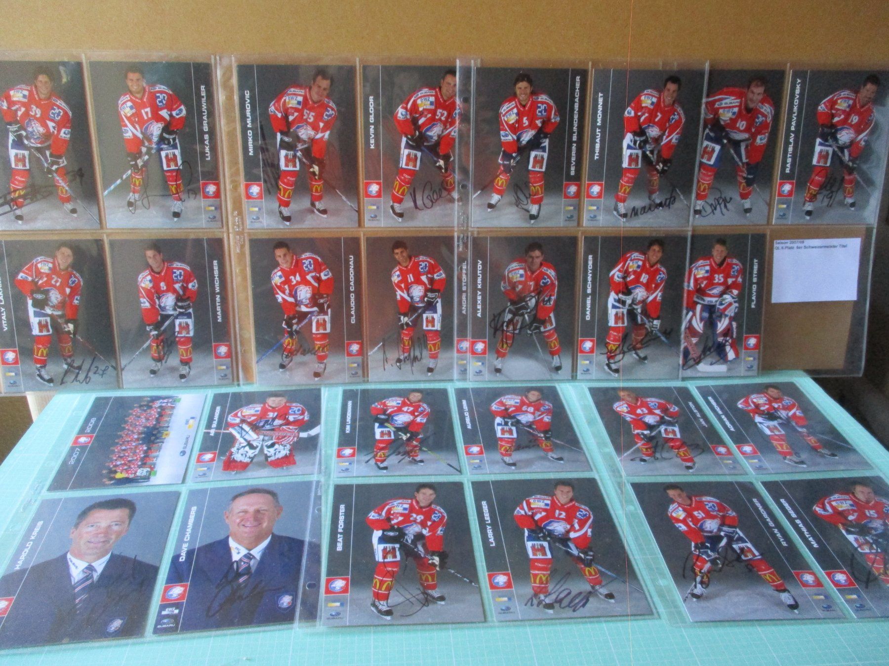 Autografi: ZSC Eishockey  Original Autogramm – Usato da Ottikon Gossau ZH venduto da hokuspokus