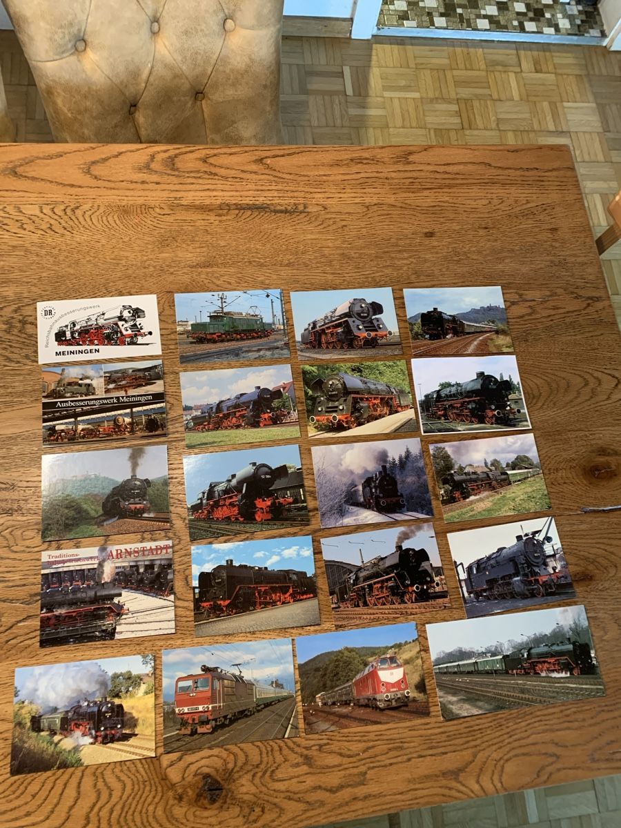 Modellini di ferrovie: DR- Loks Züge, 19 Bilder - Karten – Usato da Winden venduto da EmilNeu 7