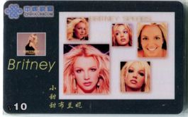 Telefonkarte "Britney Spears".