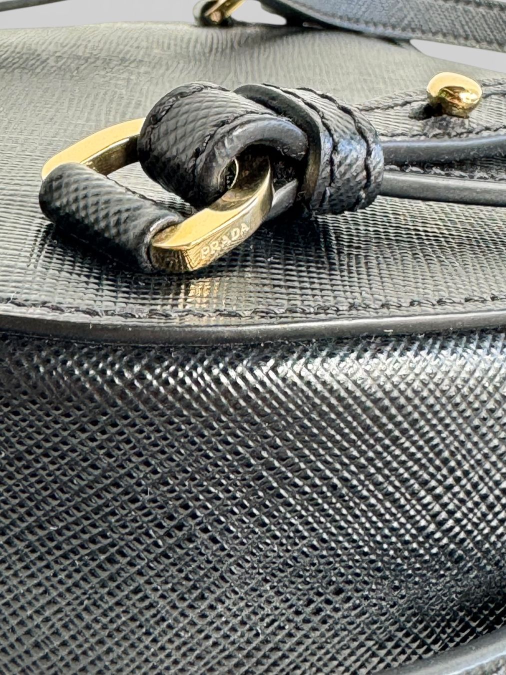 Prada Borse da donna: PRADA Saffiano Lux Mini Odette Backpack Tasche – Usato da Kriens venduto da hannaandkiko 5