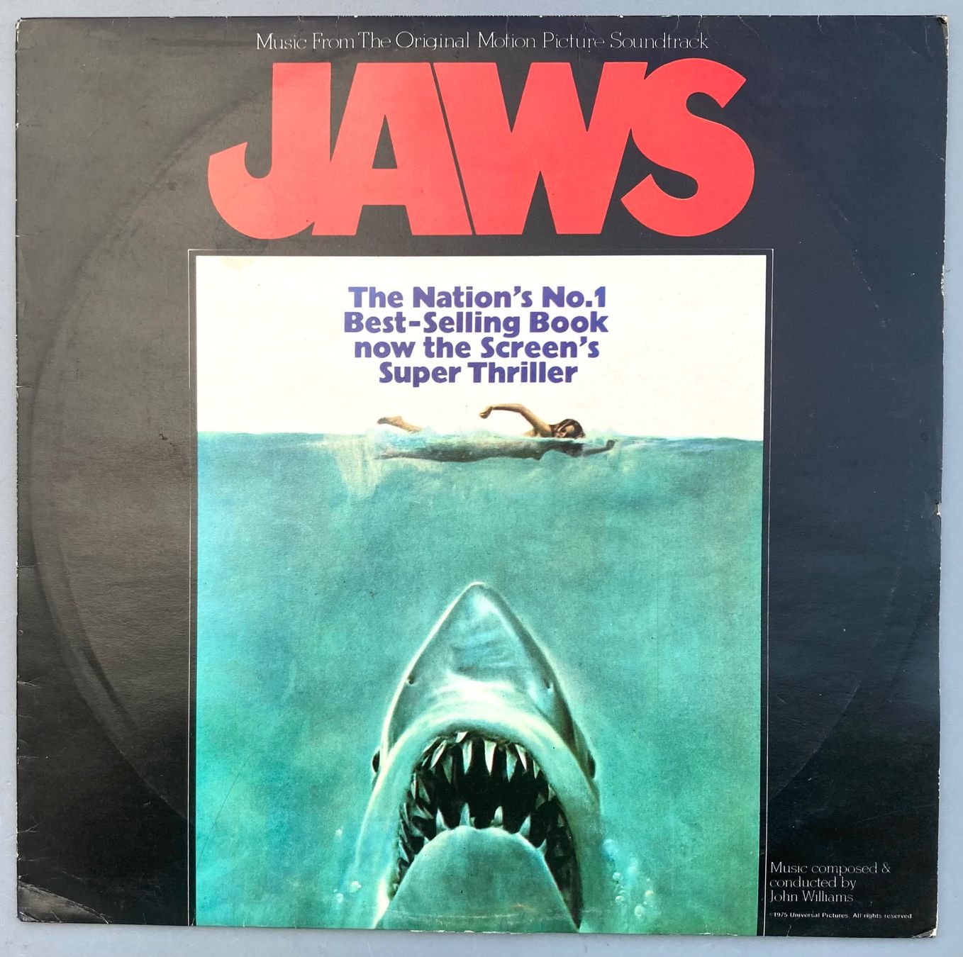 Vinyles: MUSIQUE DE FILM - JAWS – D'occasion à Poliez-Pittet par Newtown-Records