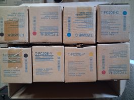Toshiba DruckerPatronen T-FC20E-K 4 Farben 3 Tonertaschen