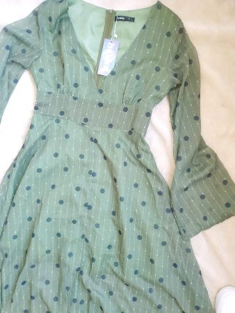 KLEID MAXIKLEID HEKKA S 36 NEU EDIKETT TOP ZU JACKE MANTEL