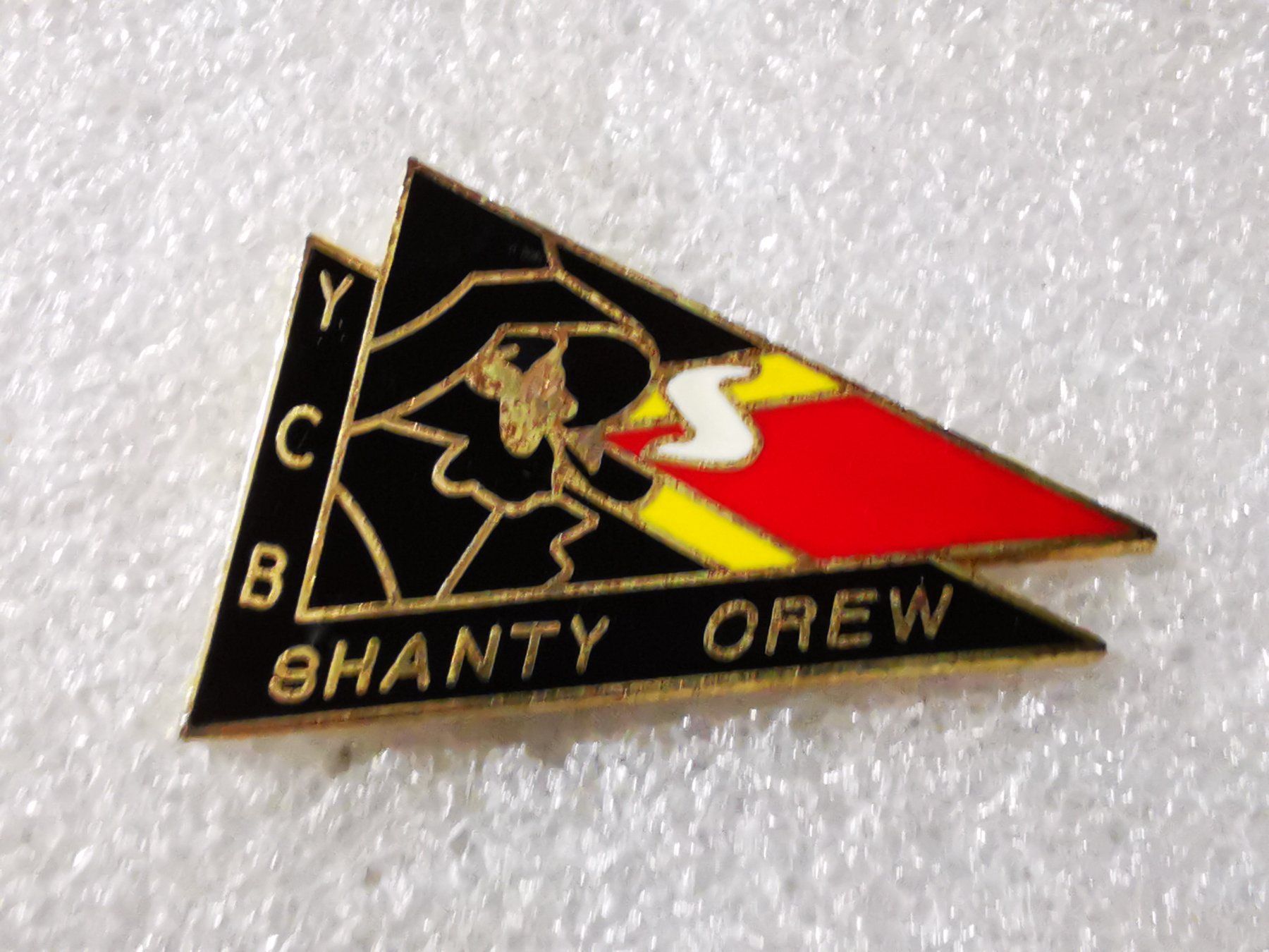 Placchette & Badge: Ansteckpin 163: YCB Shanty Crew – Usato da Oppligen venduto da Pin-Fall-Shop