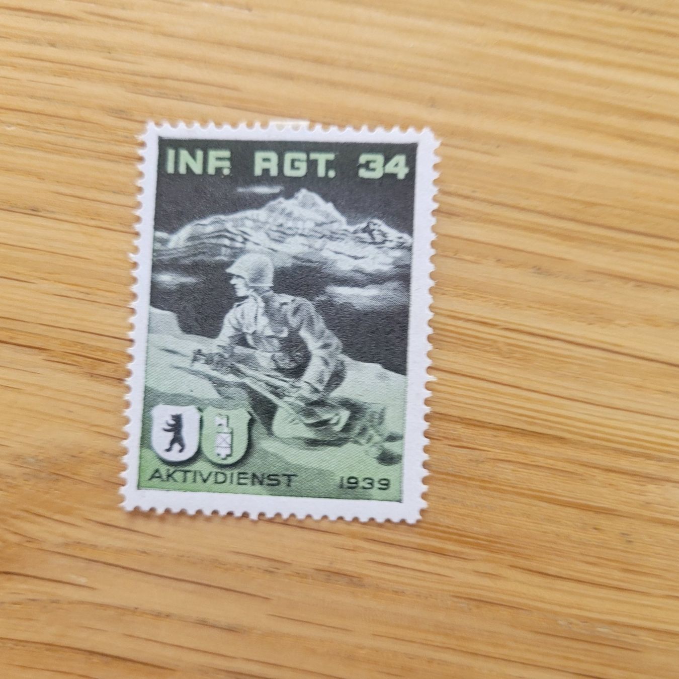 Alle Briefmarken: Timbre avec Soldat – Gebraucht aus Biel/Bienne von Destockweb