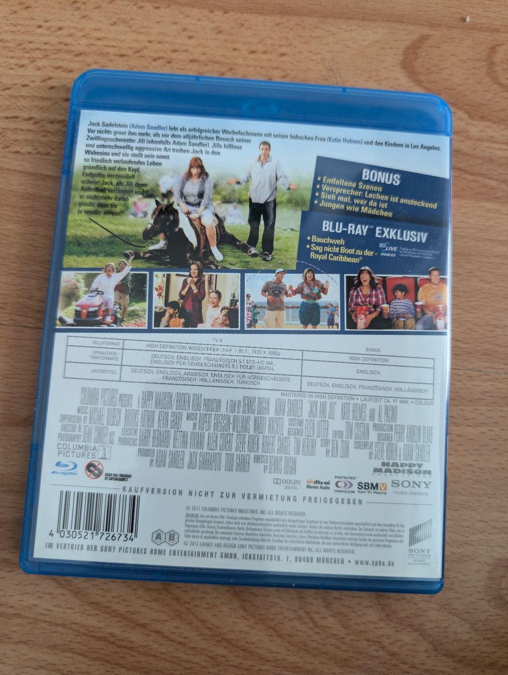 Tutti i DVDs: Blue - ray Jack und Jill – Usato da Buchs ZH venduto da nudle10 1